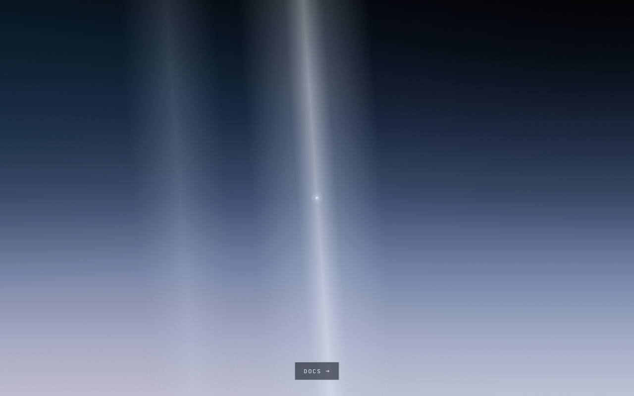 Screenshot of the Farfield apex landing page